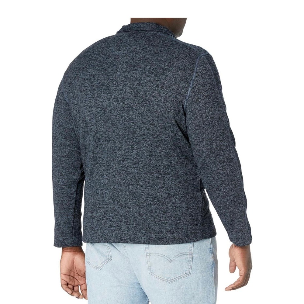 Van Heusen Men's Sweater Fleece Long Sleeve - Picture 2 of 7
